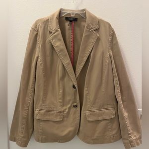 14 WP Talbots Blazer Beige